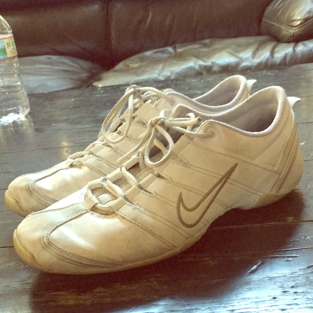 White Nike Cheer Shoes